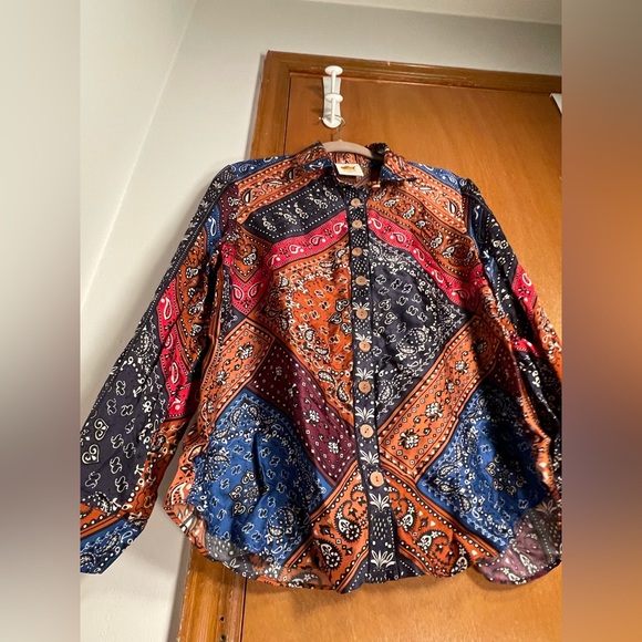 FARM Rio Multicolor Paisley Blouse - Picture 12 of 16